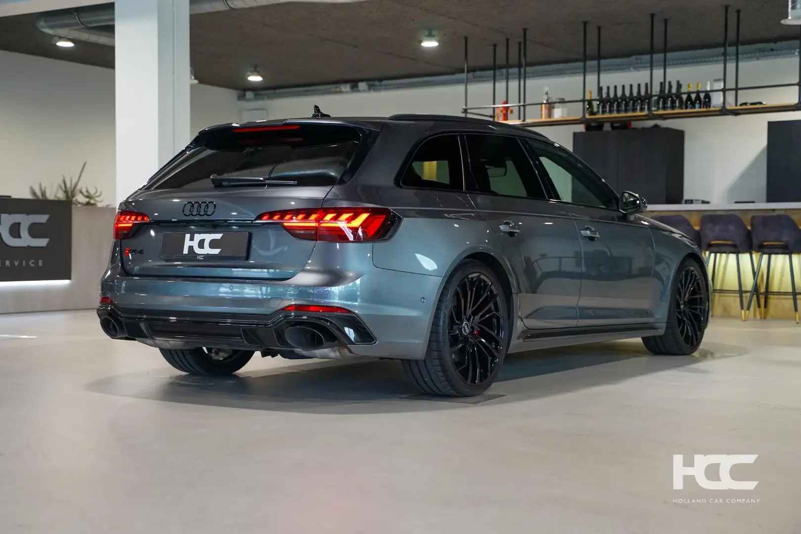 Audi RS4 | Dynamic | Pano | Rood stiksel | Carbon Gris - 2