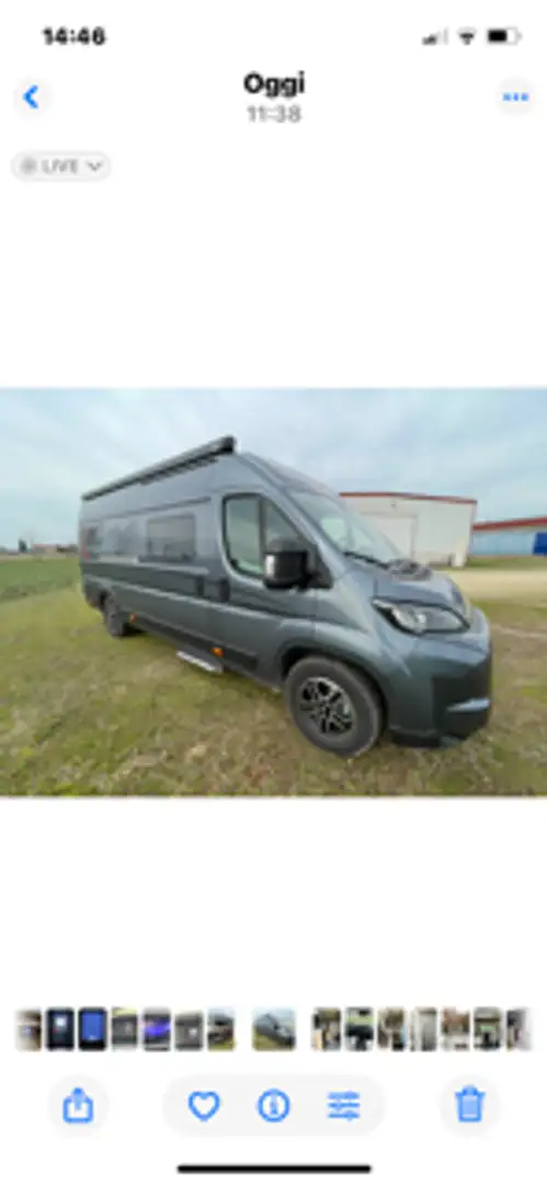 Caravans-Wohnm Dethleffs Globetrail 640 ES Van su Ducato Grau - 2