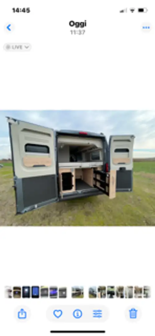 Caravans-Wohnm Dethleffs Globetrail 640 ES Van su Ducato Grau - 1
