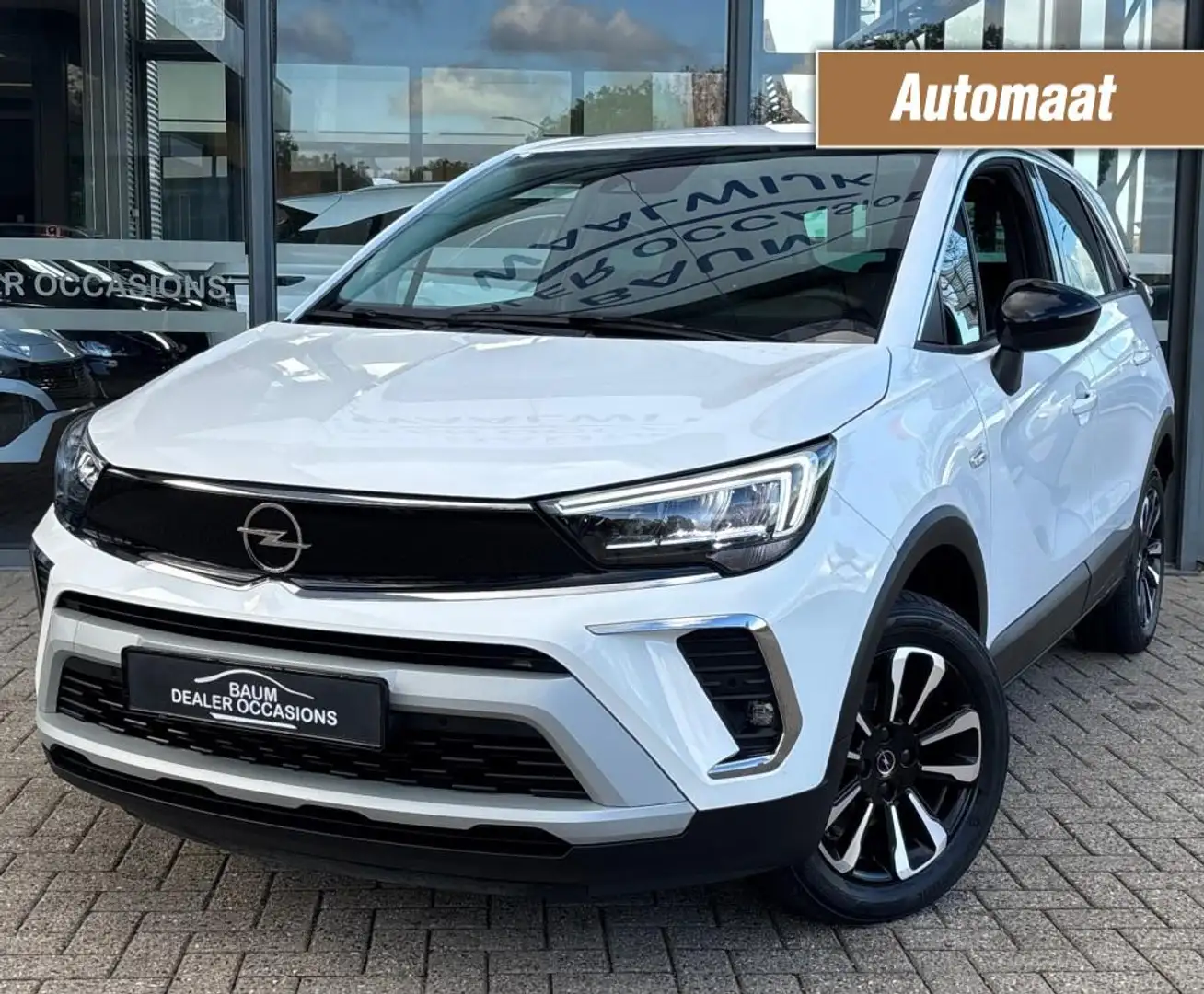 Opel Crossland 1.2 TURBO LEVEL 3 AUTOMAAT AIRCO NAVI PDC-CAMERA. Wit - 1
