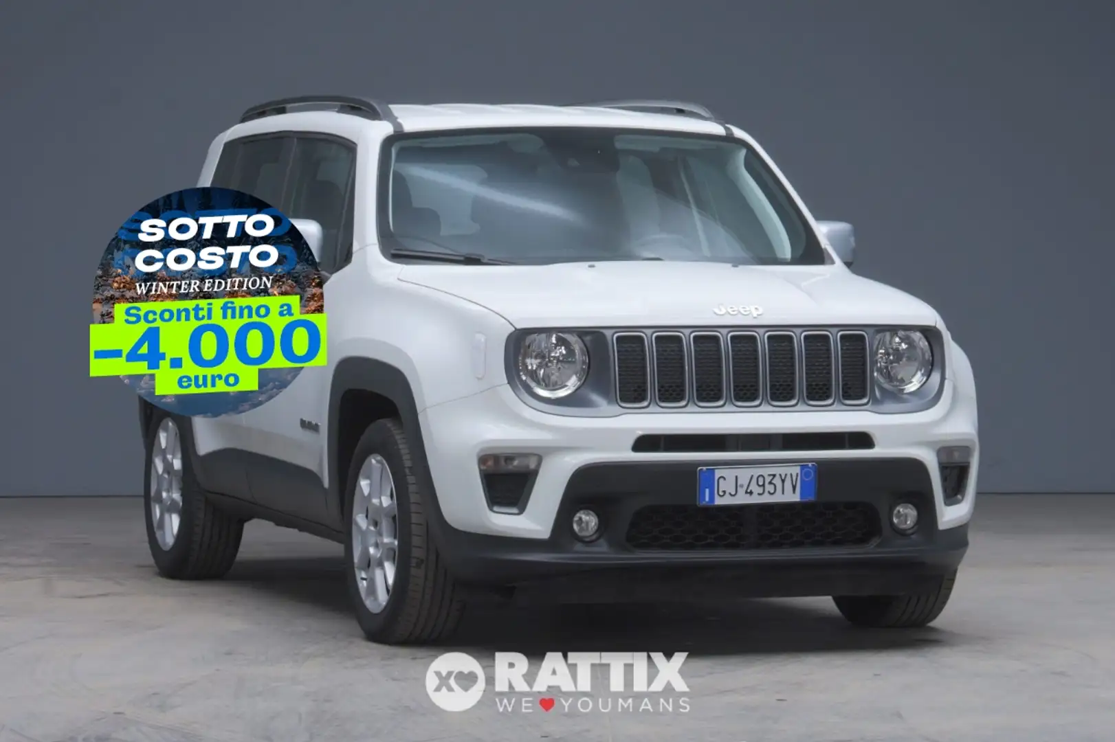 Jeep Renegade 1.5 Turbo T4 Mhev 130CV Limited DCT Bianco - 1