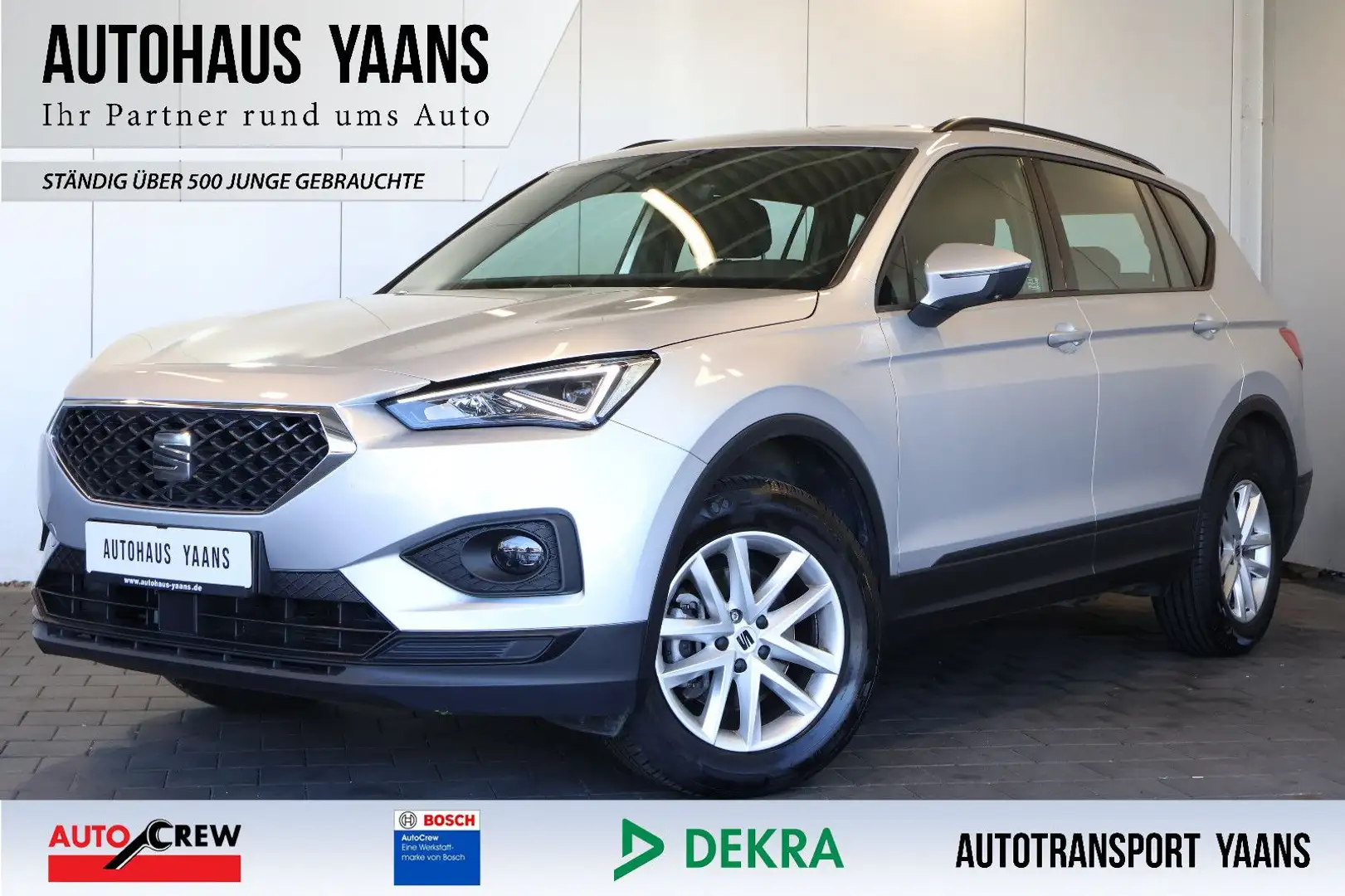 SEAT Tarraco 2.0 TDI Style AID+LANE+LED+NAVI+17" Silber - 1