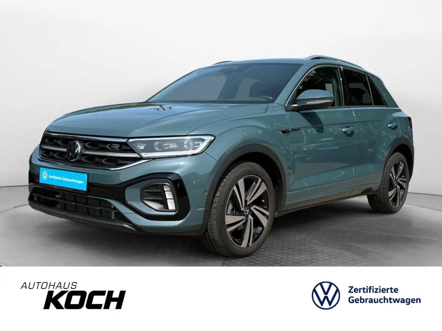 Volkswagen T-Roc 1.5TSI R-Line DSG Navi LED AHK beats Kamer Blau - 1