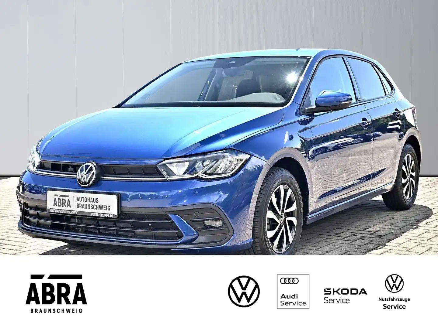 Volkswagen Polo VI 1.0 TSI Active LED+NAV+PDC+LANE+DAB+ Blau - 1