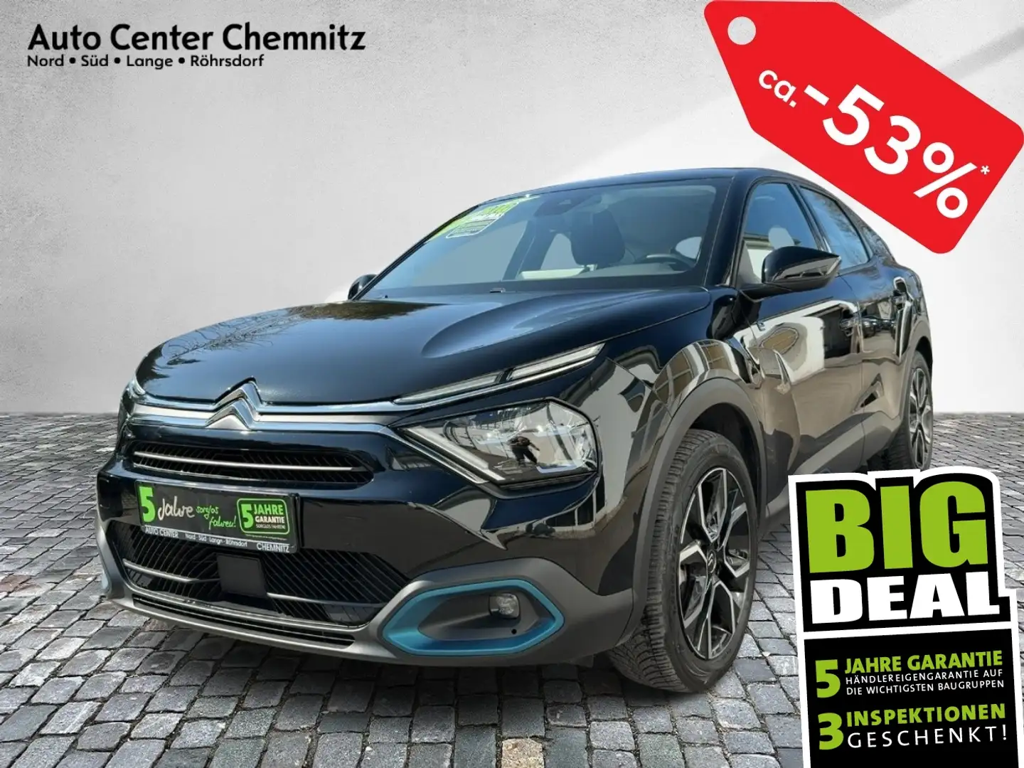 Citroen C4 Elektromotor e- ë- Feel KlimaA/SHZ/PDC Schwarz - 1