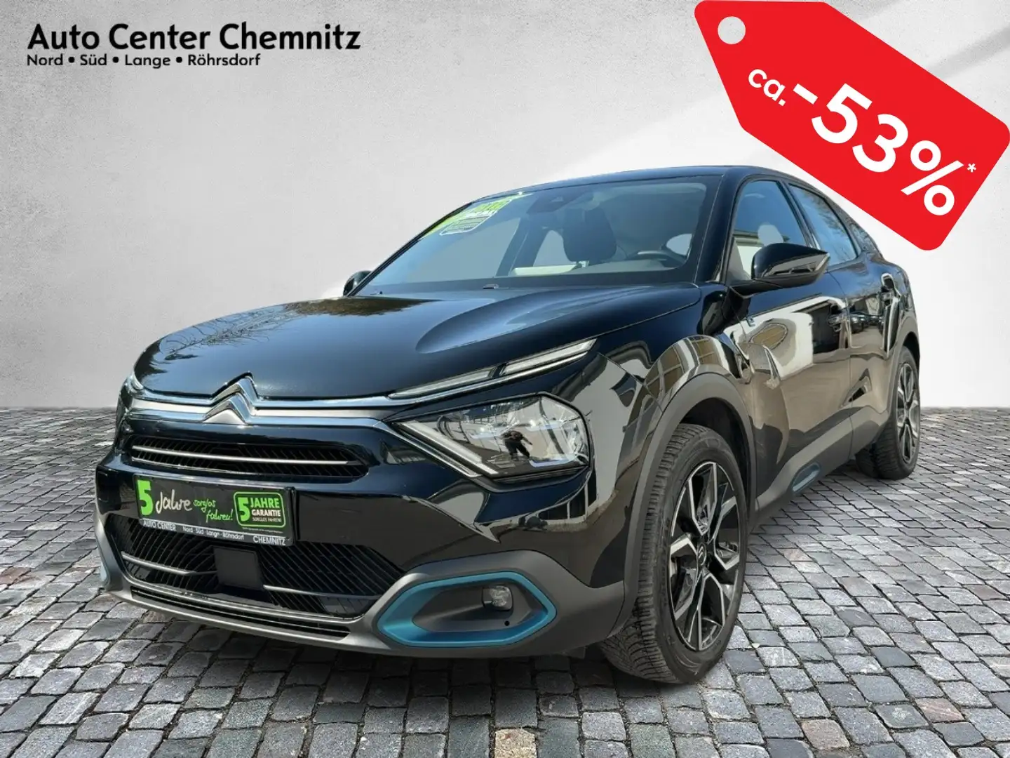 Citroen C4 Elektromotor e- ë- Feel KlimaA/SHZ/PDC Schwarz - 2