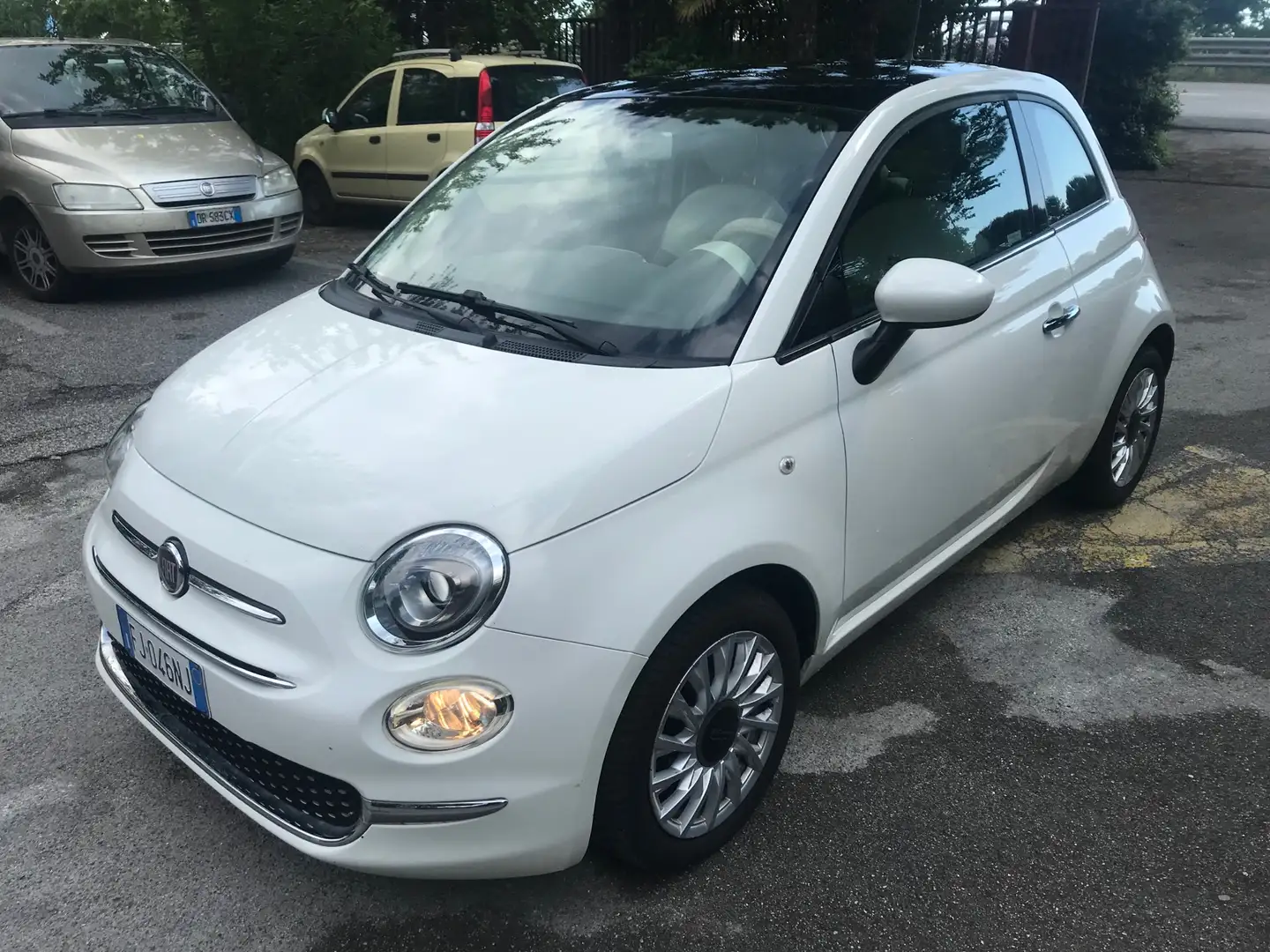 Fiat 500 500 1.2 Lounge 69cv Bianco - 1
