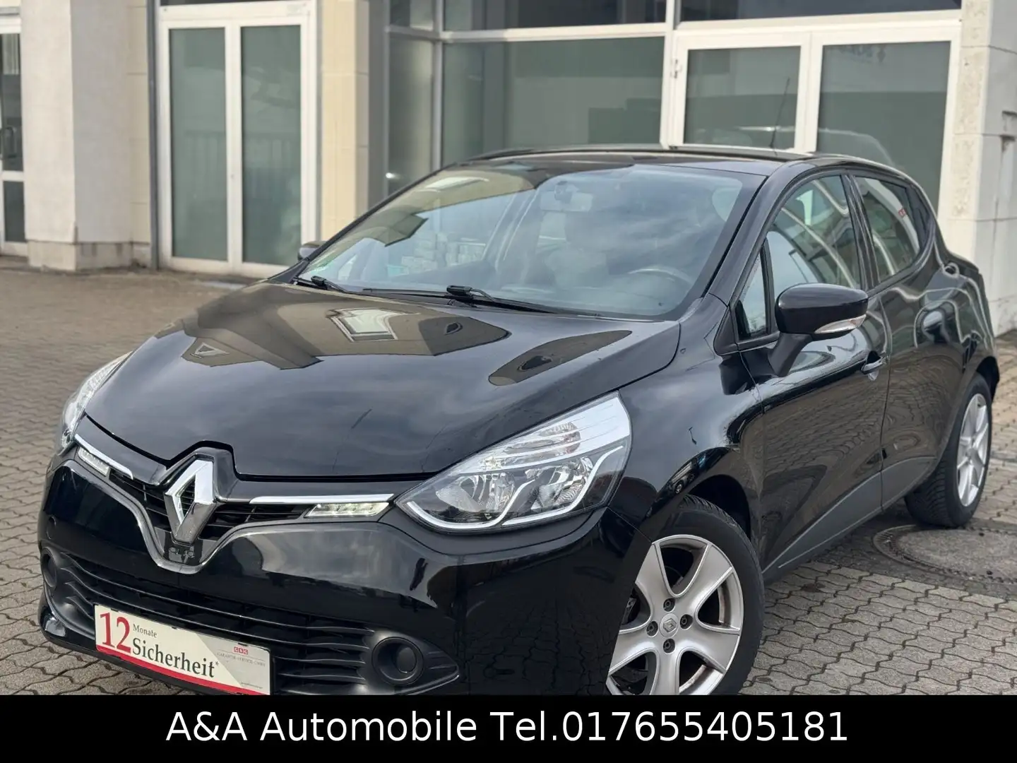 Renault Clio IV Dynamique Lim. TÜV Neu Garantie Negro - 1