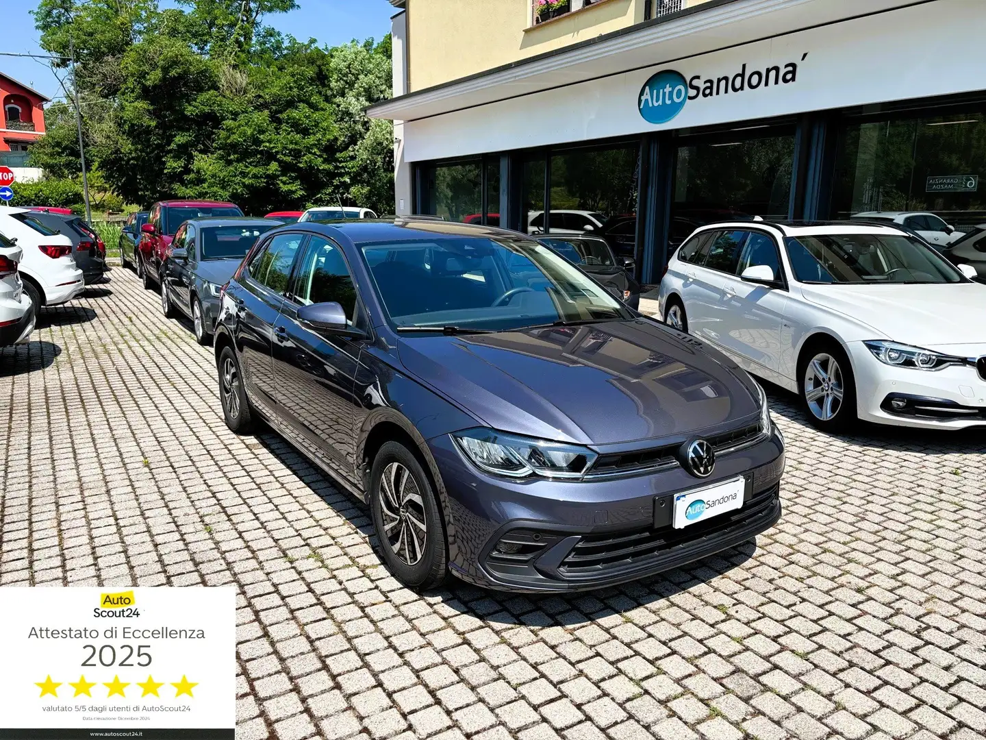 Volkswagen Polo 1.0 TSI Life 95CV OK NEOPATENTATI Grijs - 1