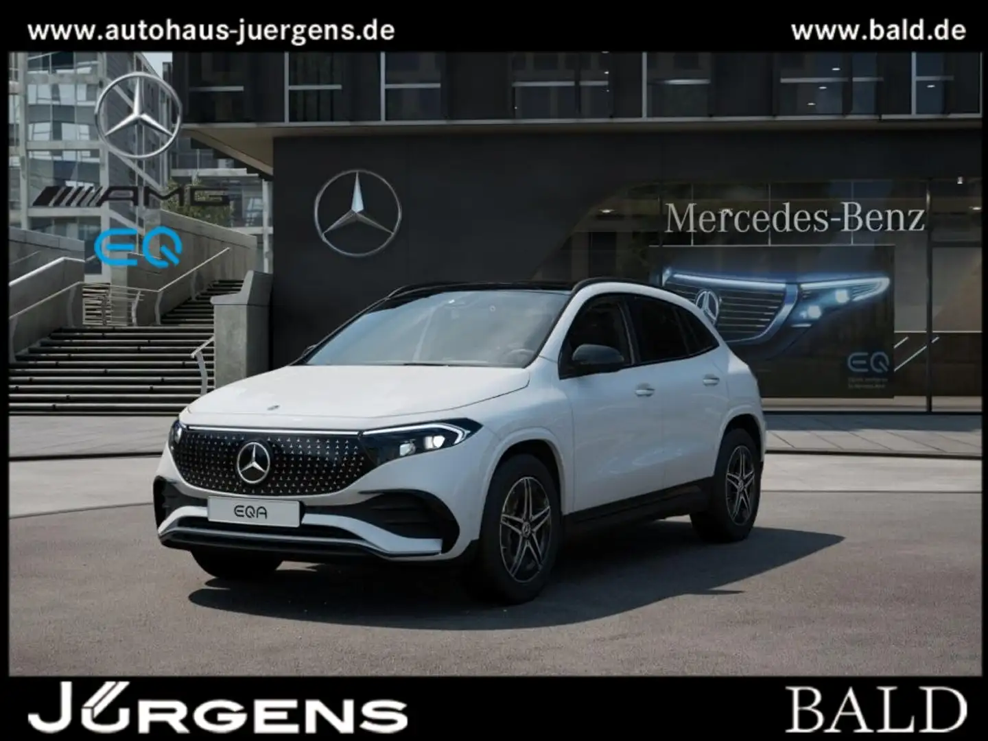 Mercedes-Benz EQA 300 4M AMG-Sport/LED/360/Pano/AHK/Distr/18' Weiß - 1