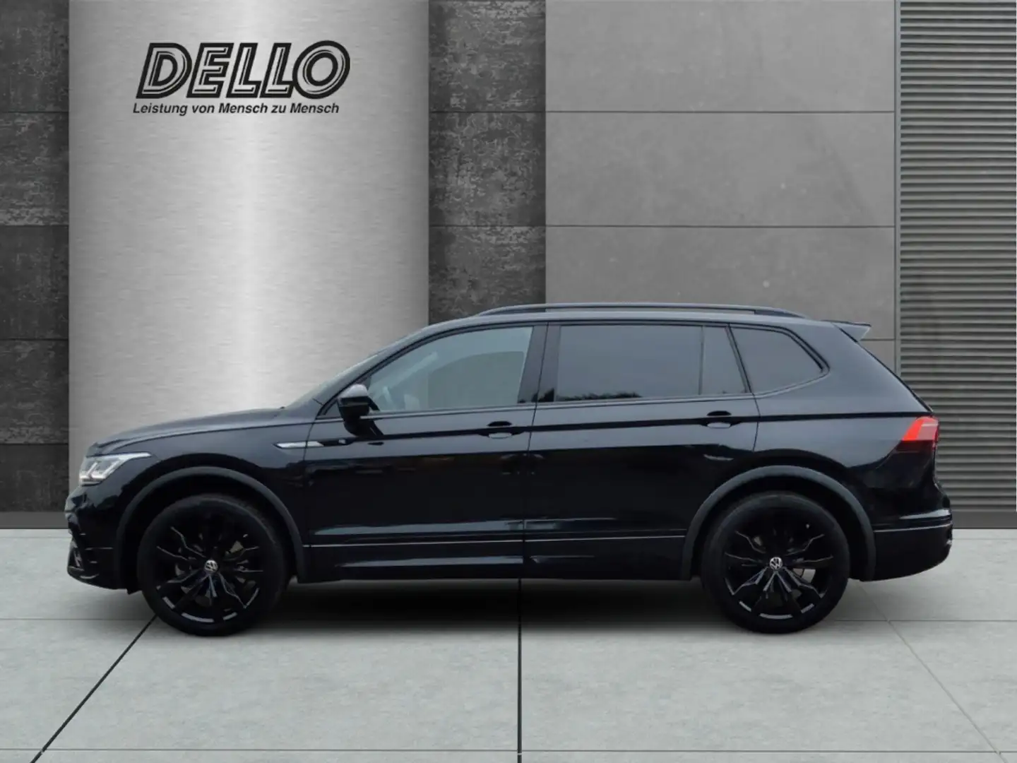 Volkswagen Tiguan Allspace R-Line 4Motion 2.0 AT Leder Navi Panoramadach Spor Schwarz - 2