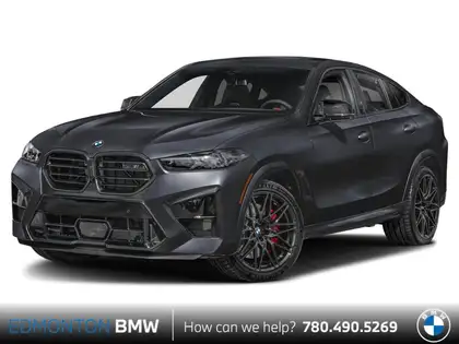 Black 2027 BMW X6 M SUV / Crossover All-Wheel Drive Automatic