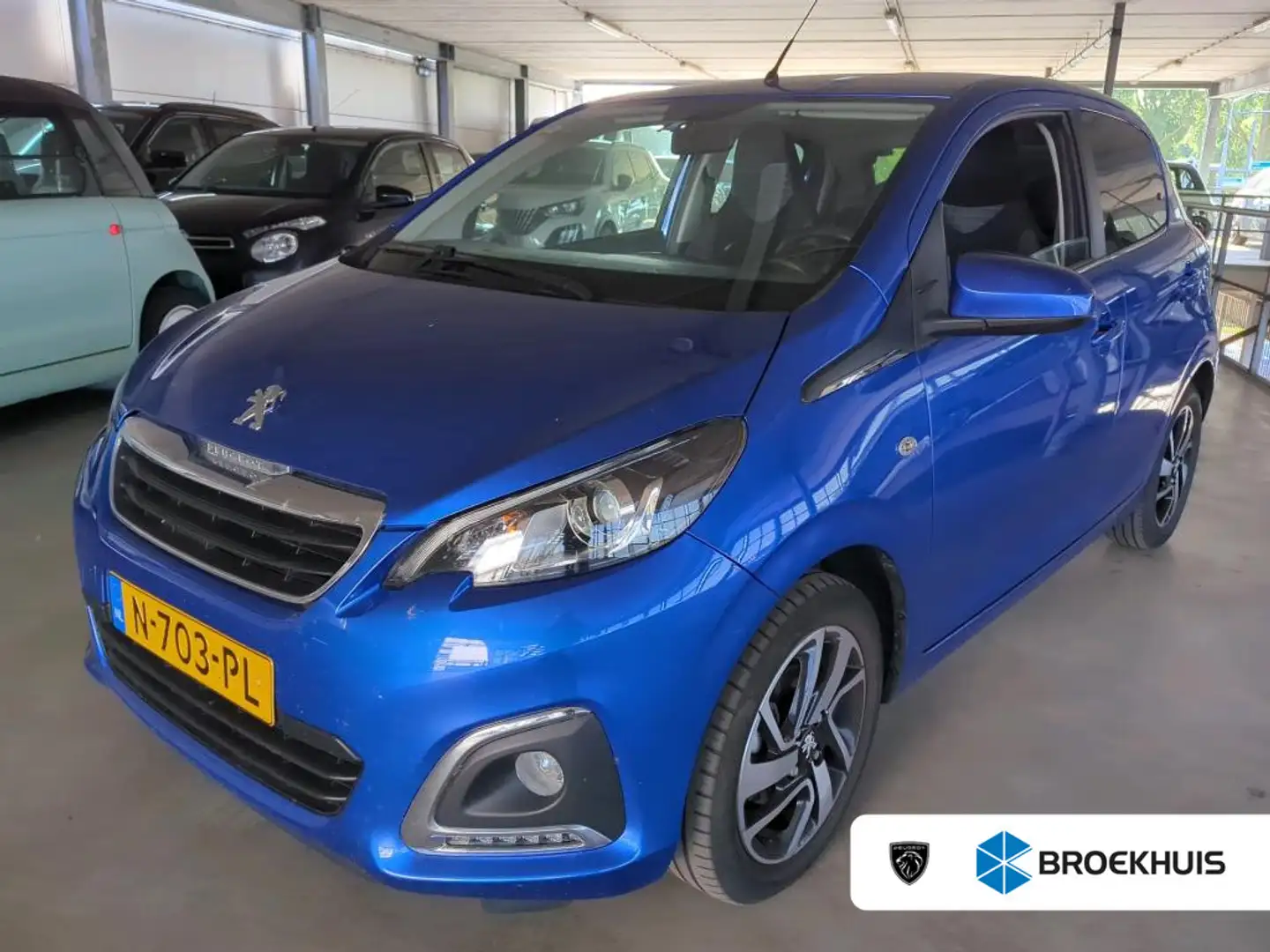 Peugeot 108 1.0 e-VTi Allure | Navi by app | Camera | Apple ca Bleu - 1