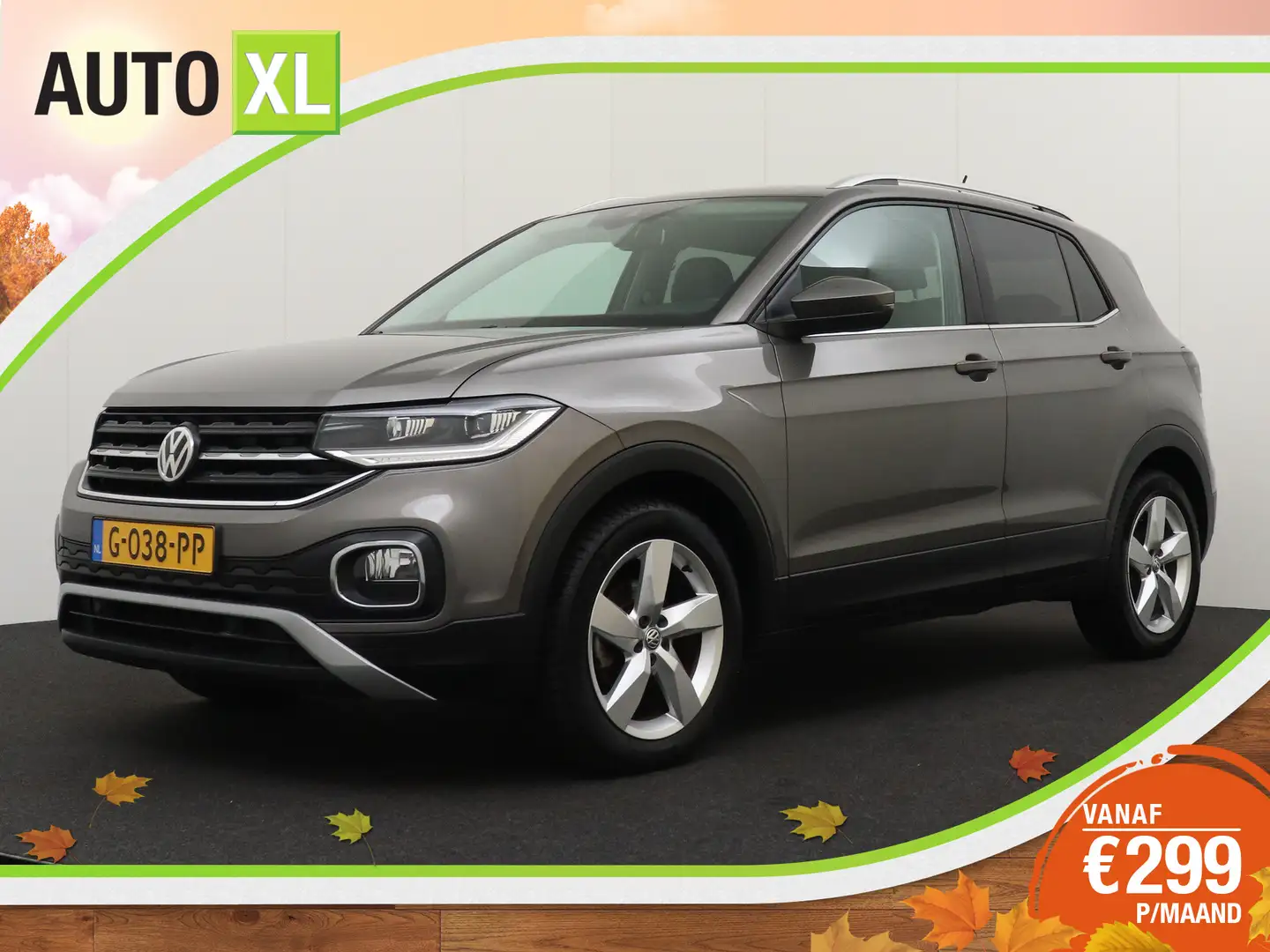 Volkswagen T-Cross 1.6 Aut. TDI Style Digi.Dash Half-Leder Camera Cli Grijs - 1