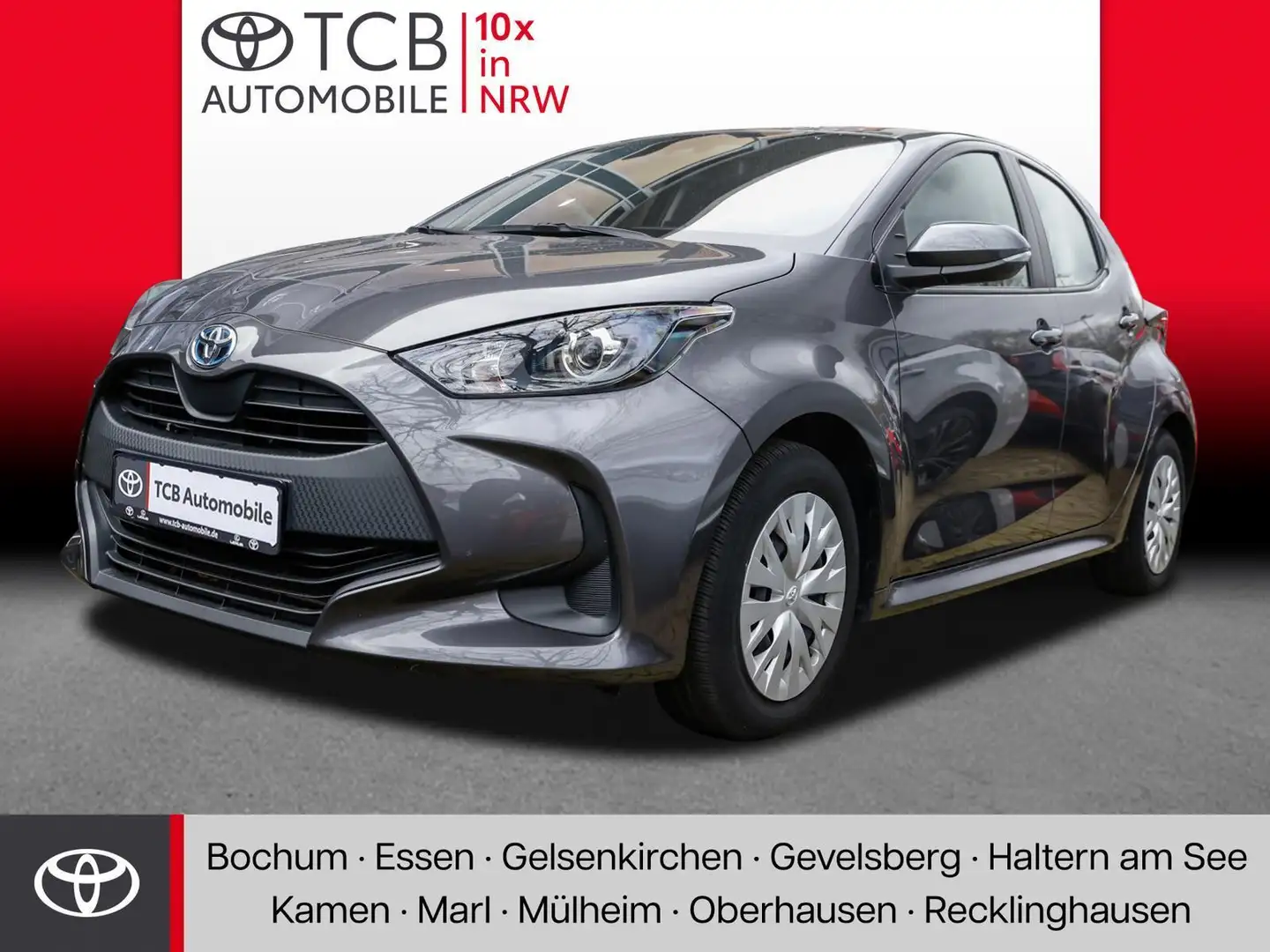 Toyota Yaris 1.5 Hybrid  NAVI SHZ KLIMA BT SERVO Grijs - 1