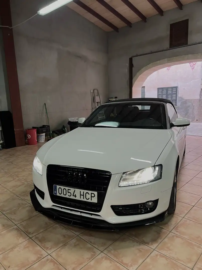 Audi A5 Cabrio 2.0TDI quattro Blanco - 1