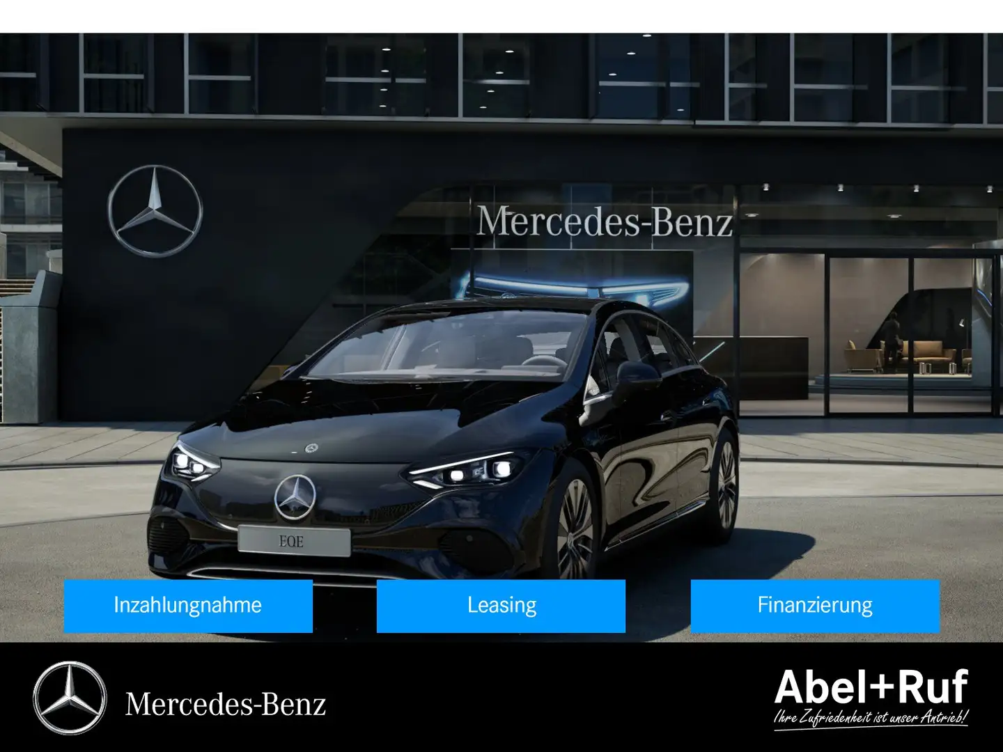Mercedes-Benz EQE 350 + Electric Art+DIGITAL+DISTR+HA-Lenk+Memo Schwarz - 1