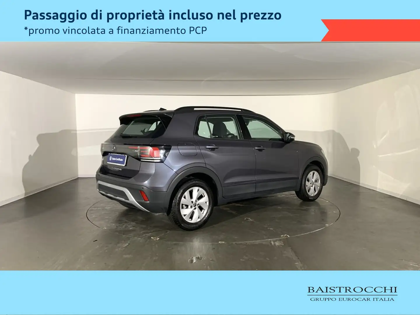 Volkswagen T-Cross 1.0 tsi life 115cv dsg Grijs - 2