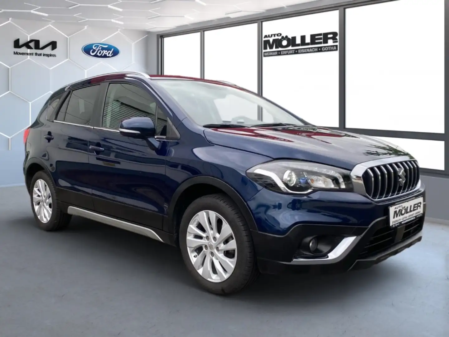 Suzuki SX4 S-Cross 1.4 Comfort ALLGRIP 4x4 Kamera Navi Klima LED Bleu - 2
