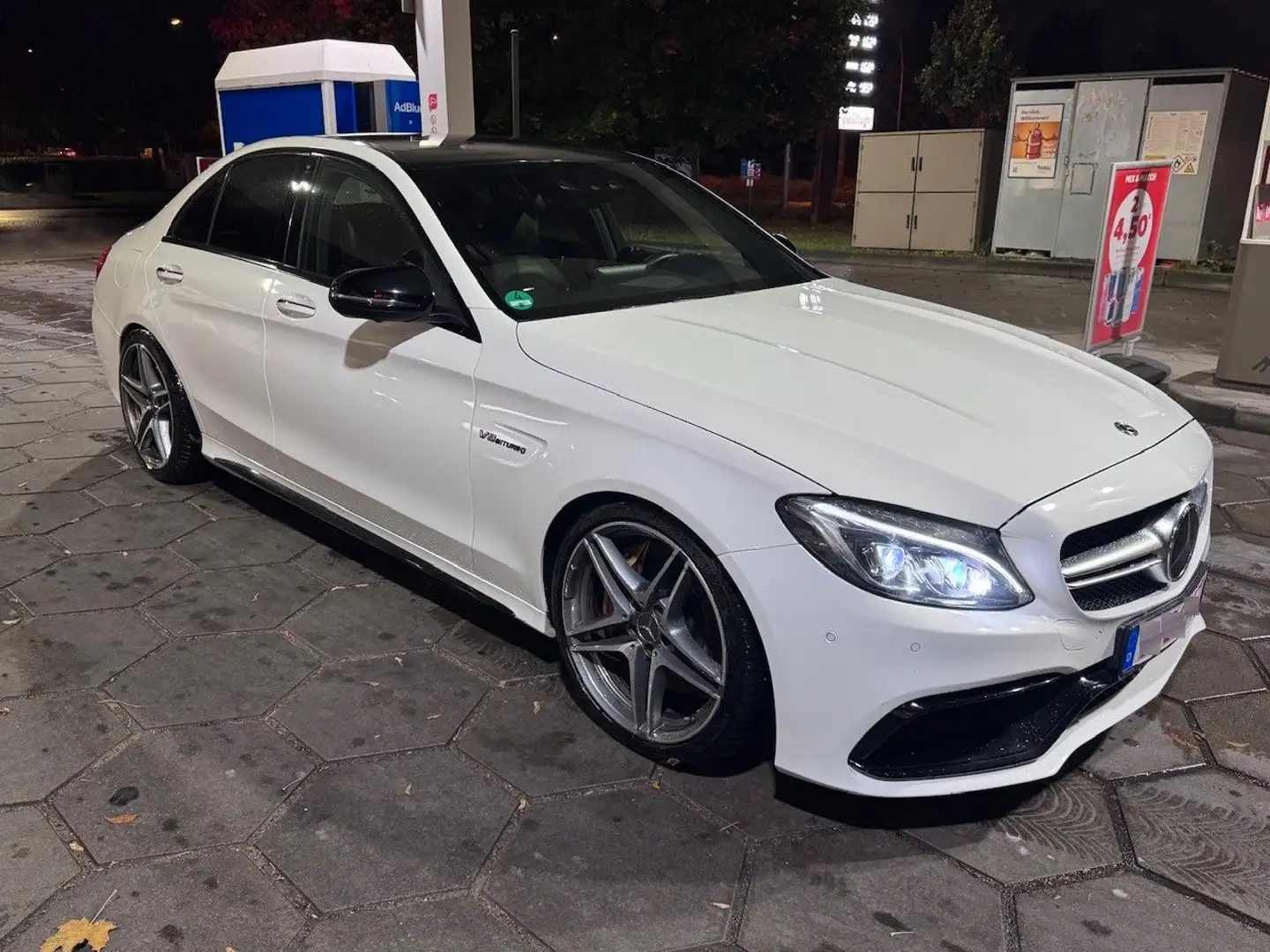 Mercedes-Benz C 63 AMG C -Klasse Lim. Pano ACC Burmester Night Blanc - 1