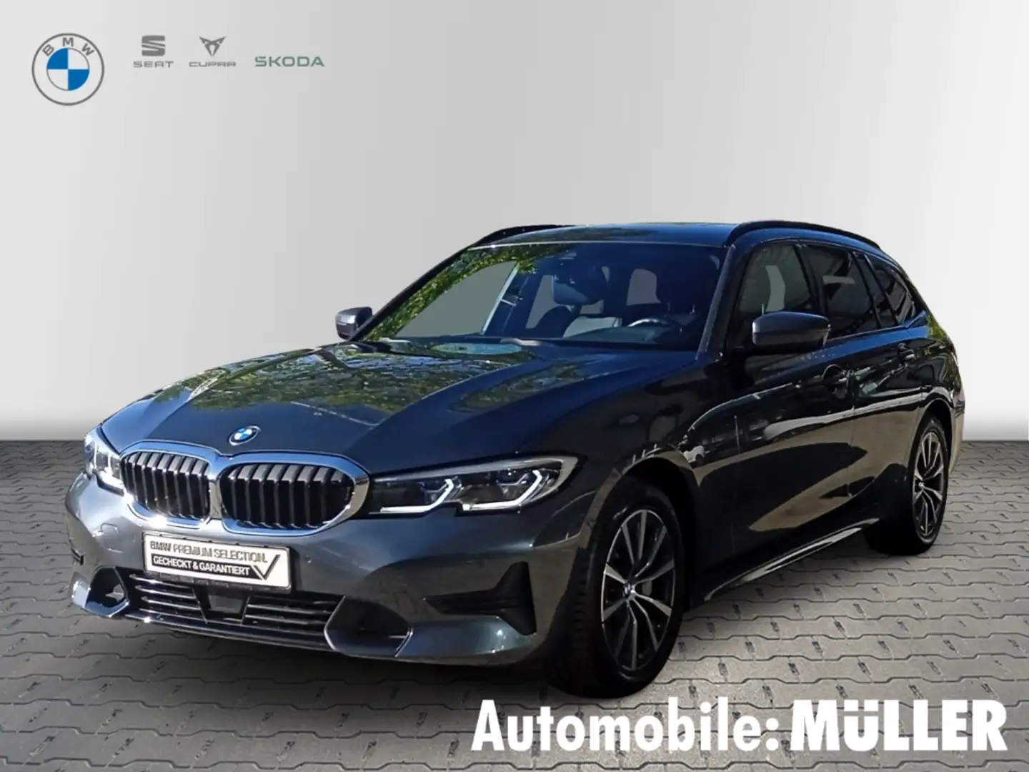 BMW 330 d xDrive Touring*Standhzg.*Laser*SurroundView* Grigio - 1