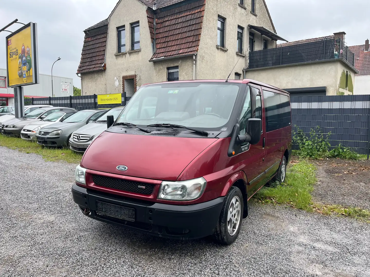 Ford Transit EXPORT*WOHNMOBIL*KLIMA*BETT*TISCH*WASCHBECKEN* Rouge - 1