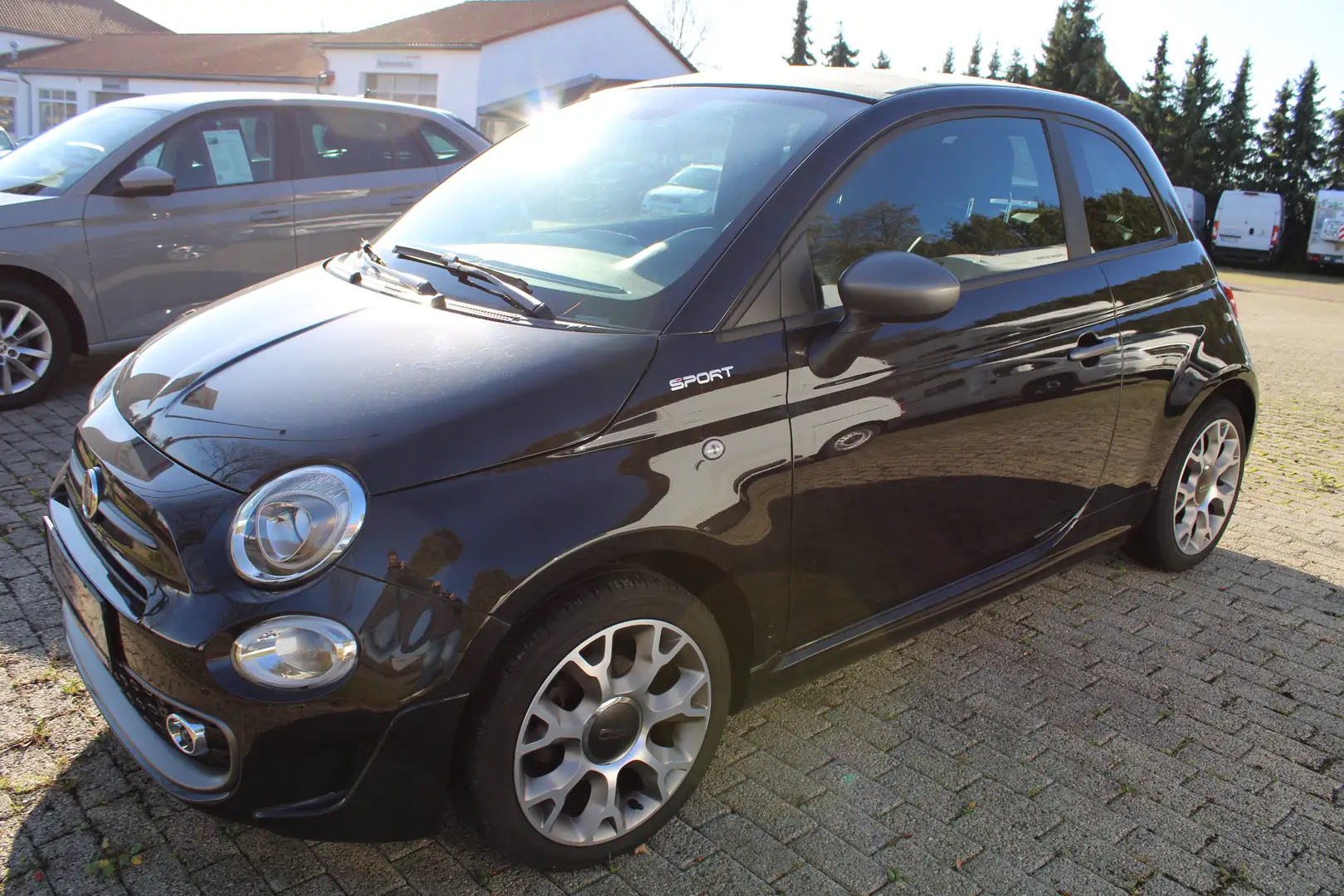 Fiat 500C Sport / Navi, LM-Räder 16", Bluetooth, Klima Schwarz - 1