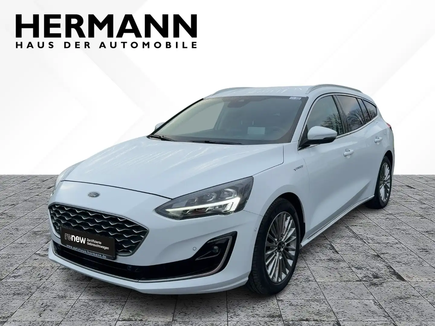 Ford Focus Turnier 1.0 EcoBoost Mild-Hybrid S/S Vignale Biały - 1