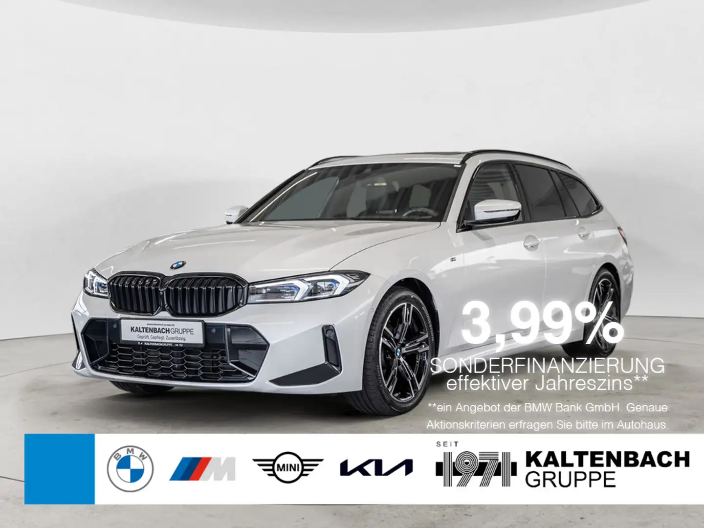 BMW 318 i Touring M-Sport PANO HUD 360° LED NAVI Weiß - 1