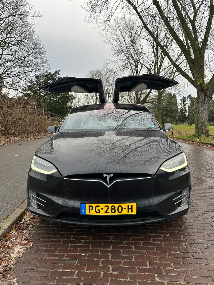 Tesla Model X 90D Base luxe uitvoering (garantie) Fekete - 2