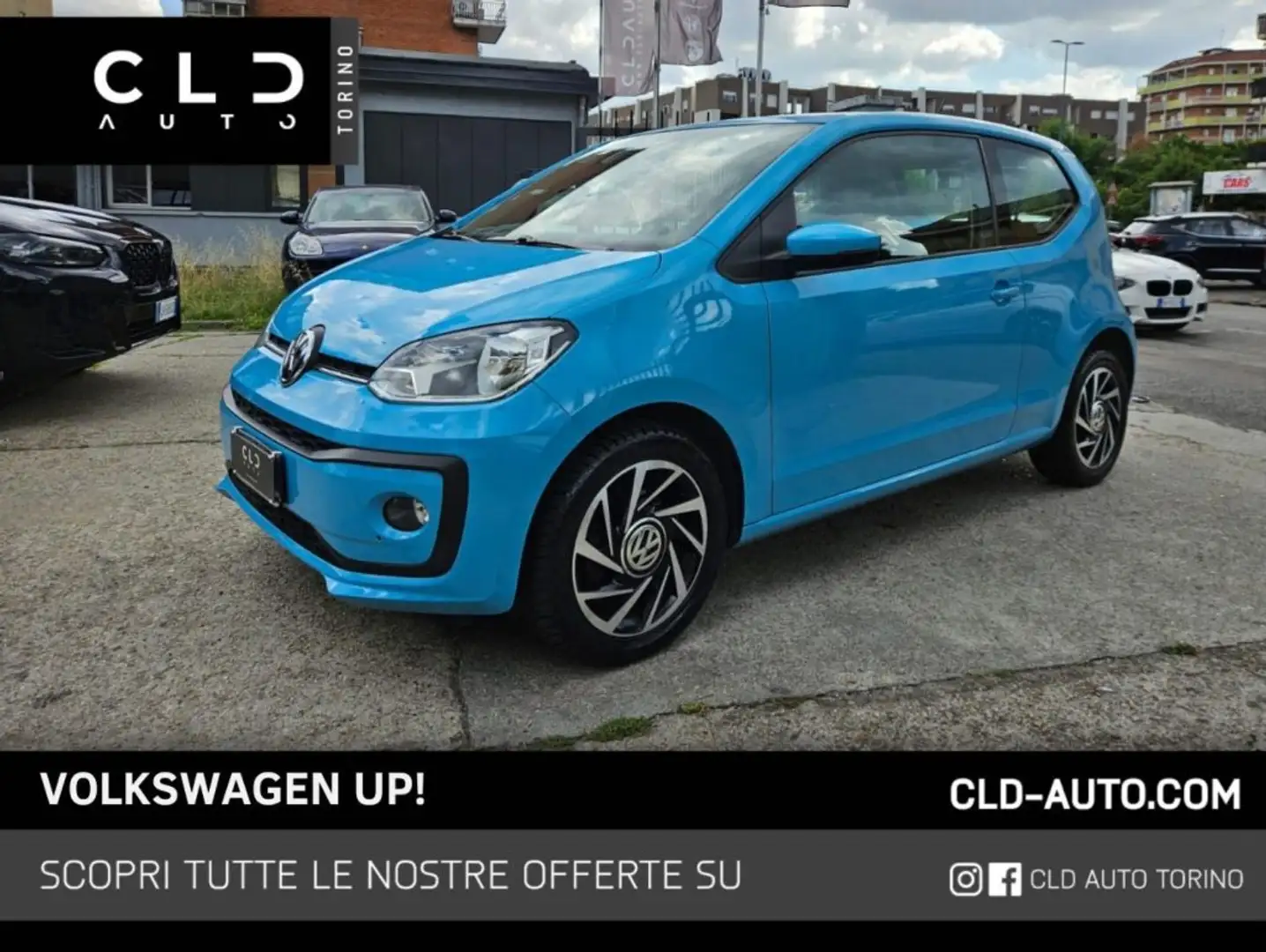 Volkswagen up! 1.0 75 CV 3p. BlueMotion Technology Blu/Azzurro - 1