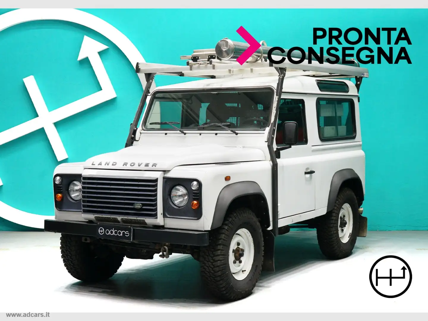 Land Rover Defender 90 2.2 TD4 Station Wagon N1 AUTOCARRO 2 POSTI, STO Bianco - 1