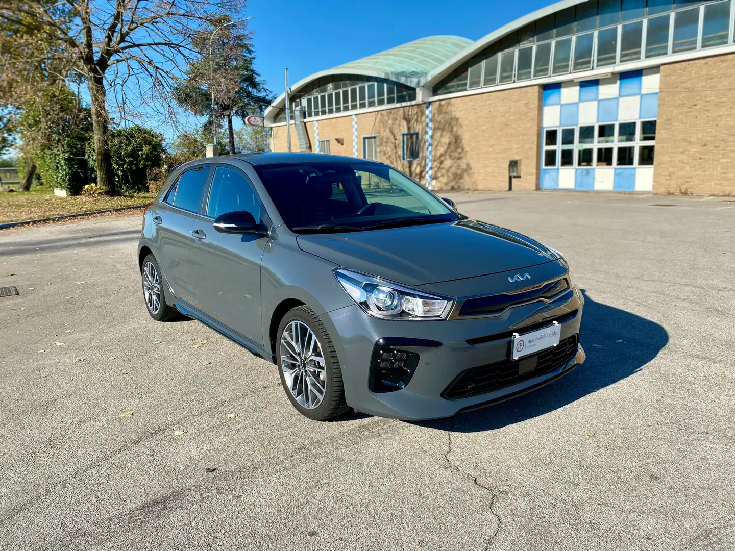 Kia Rio 1.0 t-gdi mhev GT Line 100cv mt UNICO PROPRIETARIO Grigio - 1