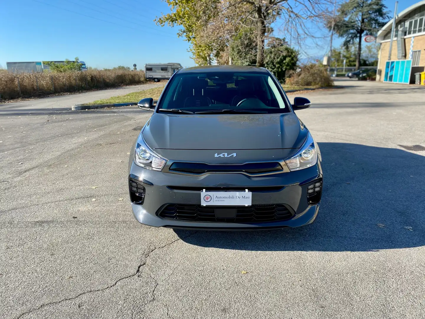 Kia Rio 1.0 t-gdi mhev GT Line 100cv mt UNICO PROPRIETARIO Grigio - 2
