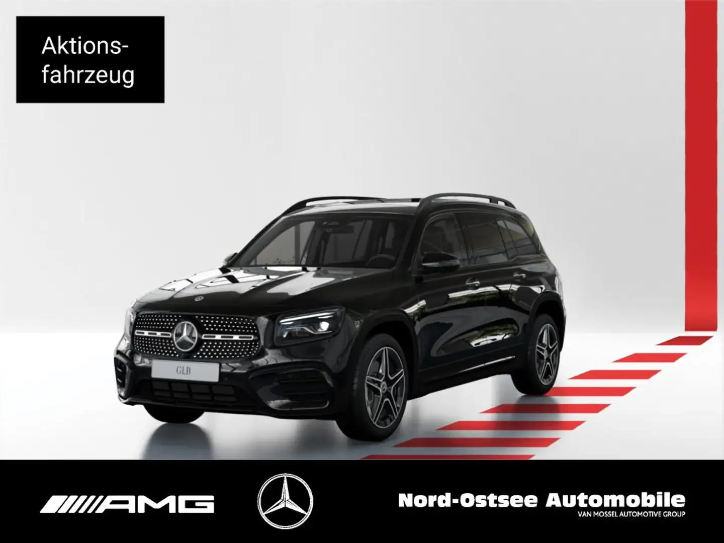 Mercedes-Benz GLB 200 d AMG NIGHT PANO AHK MULTIBEAM KEYLESS Schwarz - 1