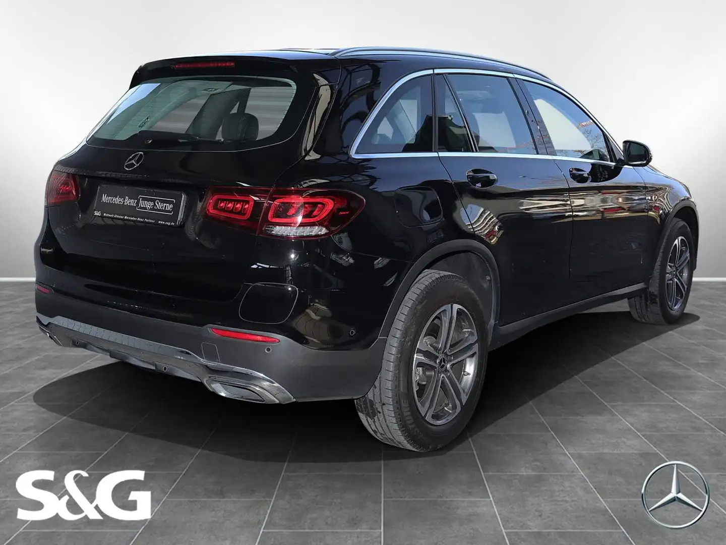 Mercedes-Benz GLC 300 e 4M Business+LED+Spurhalte+Totwink+ Noir - 2