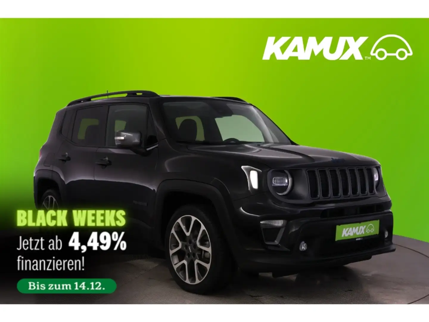 Jeep Renegade 1.3PlugIn-Hy.AWD Aut.Limited+NAVI+TEMPO Nero - 1