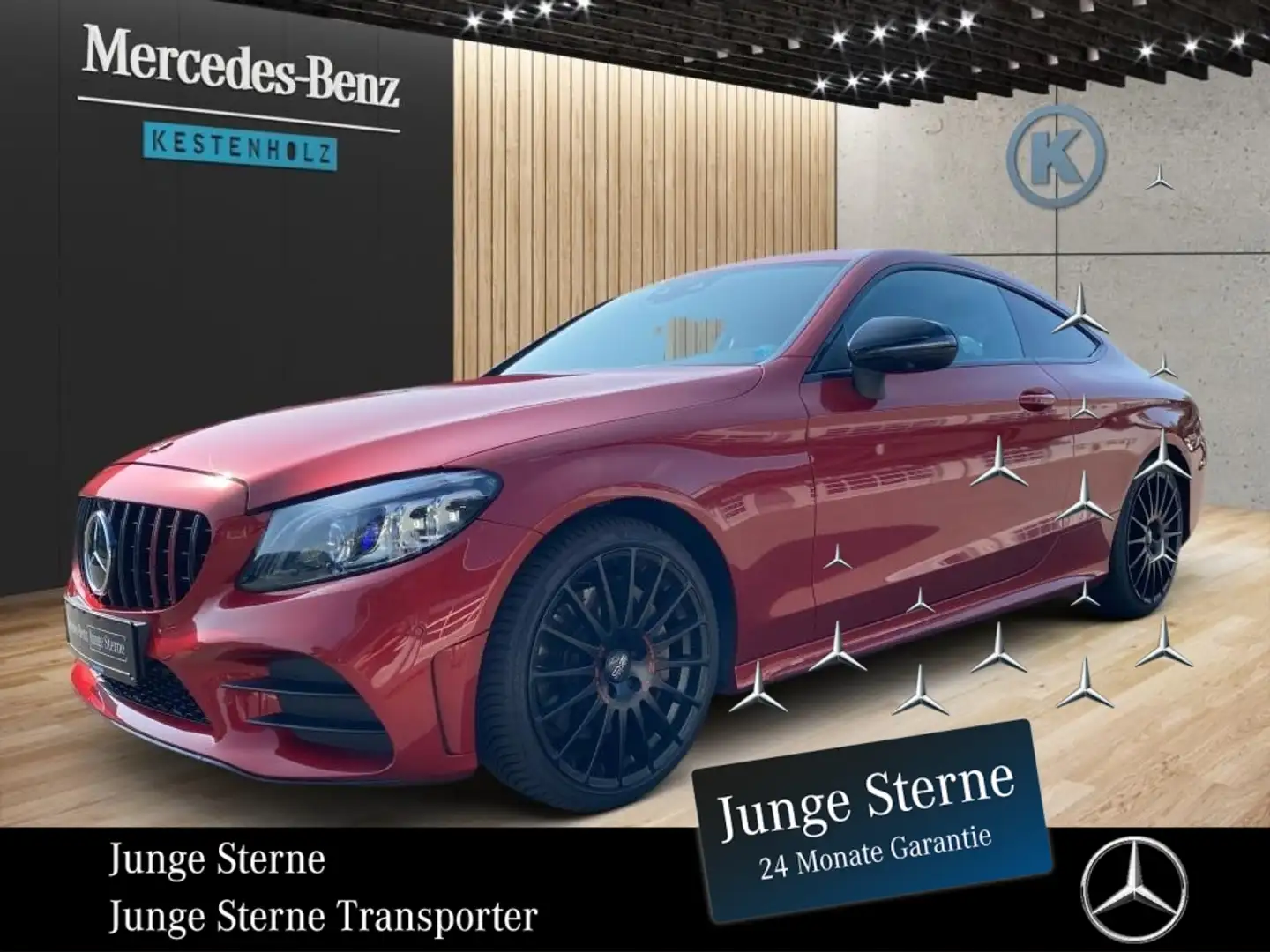 Mercedes-Benz C 300 Coupé *AMG*Night*Memory*Sportausp.*KAMERA Rojo - 1
