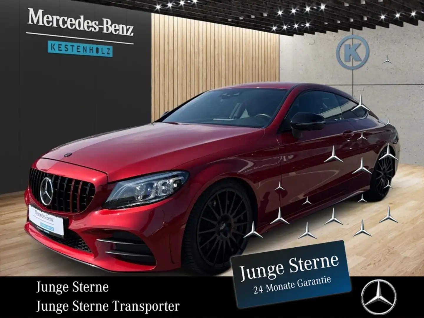 Mercedes-Benz C 300 Coupé *AMG*Night*Memory*Sportausp.*KAMERA Piros - 1