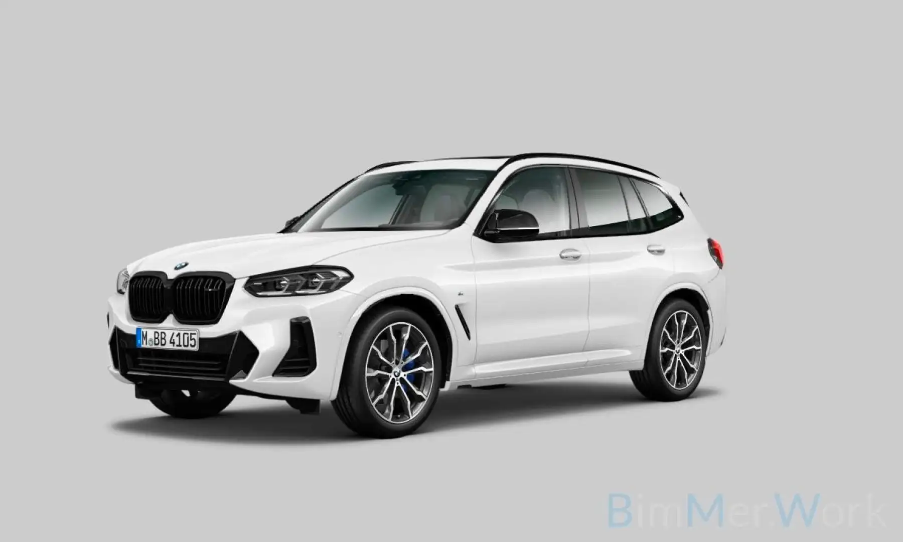 BMW X3 M Panorama Kamera HUD DAB HiFi LED 20Zoll Alb - 1