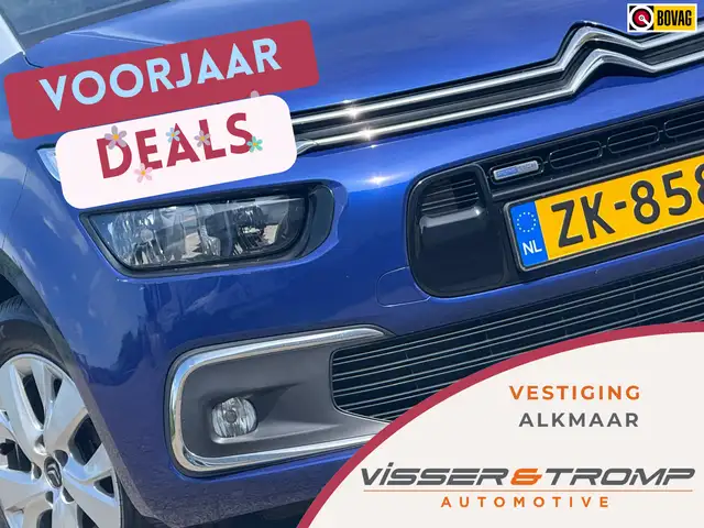 Citroen Grand C4 Picasso 1.2 PureTech Shine 7pers Automaat - Lazuli Bleu -