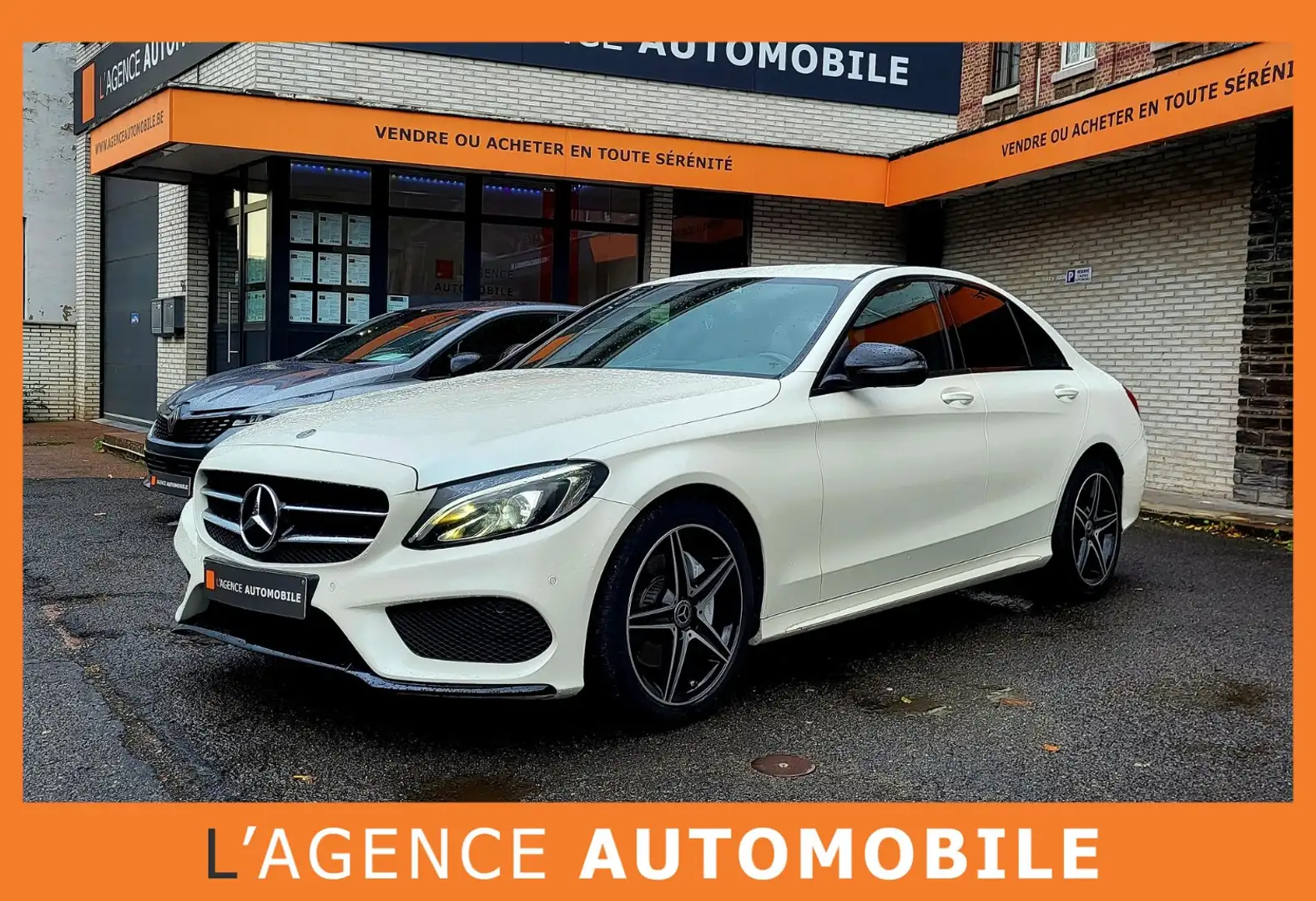 Mercedes-Benz C 180 C 180 d Business Sol. AMG CAMERA BLIS- GARANTIE12M Blanc - 1