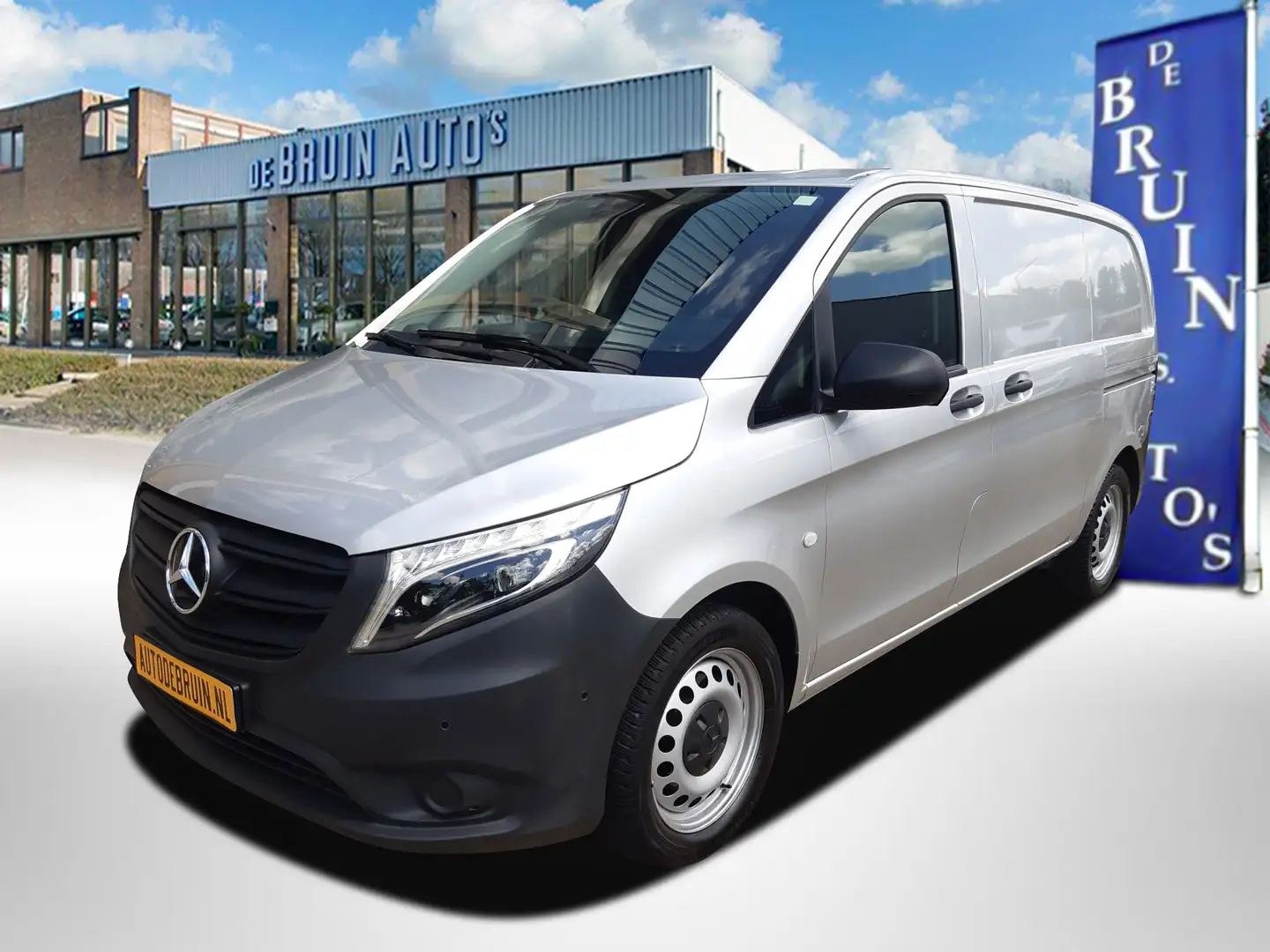 Mercedes-Benz Vito 114 CDI Autm. L&R Schuifdeur Navi Camera Airco Cru Gris - 1