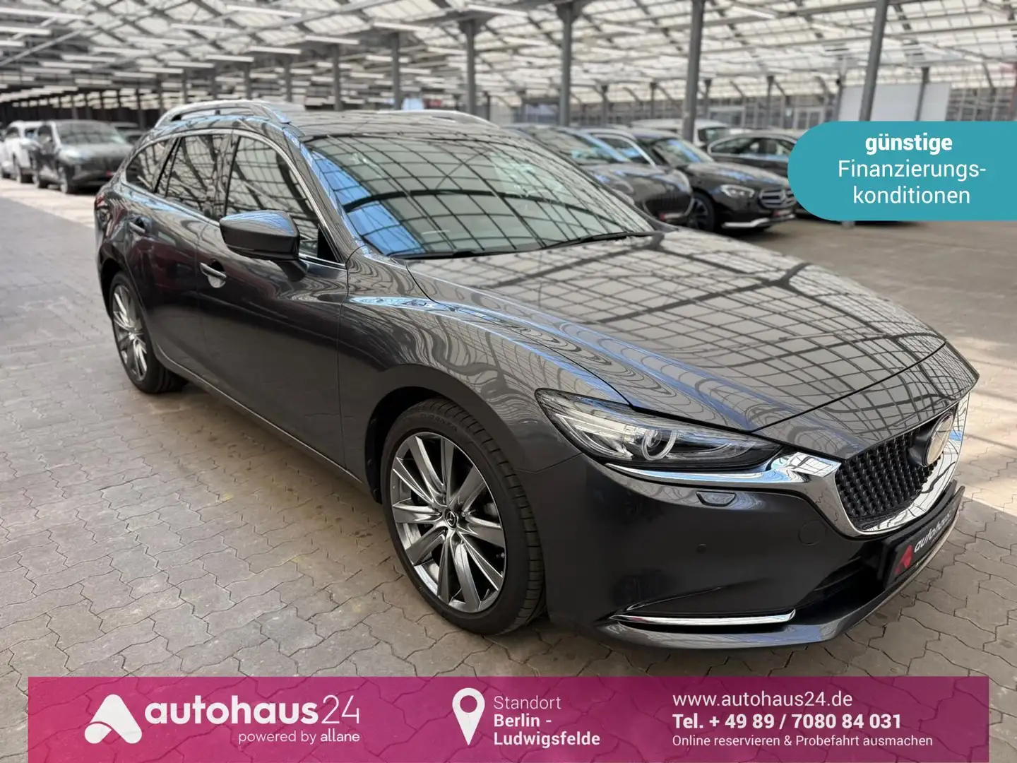Mazda 6 2.5 SKYACTIV-G 194  Sports-Line|LED|BOSE Gris - 1