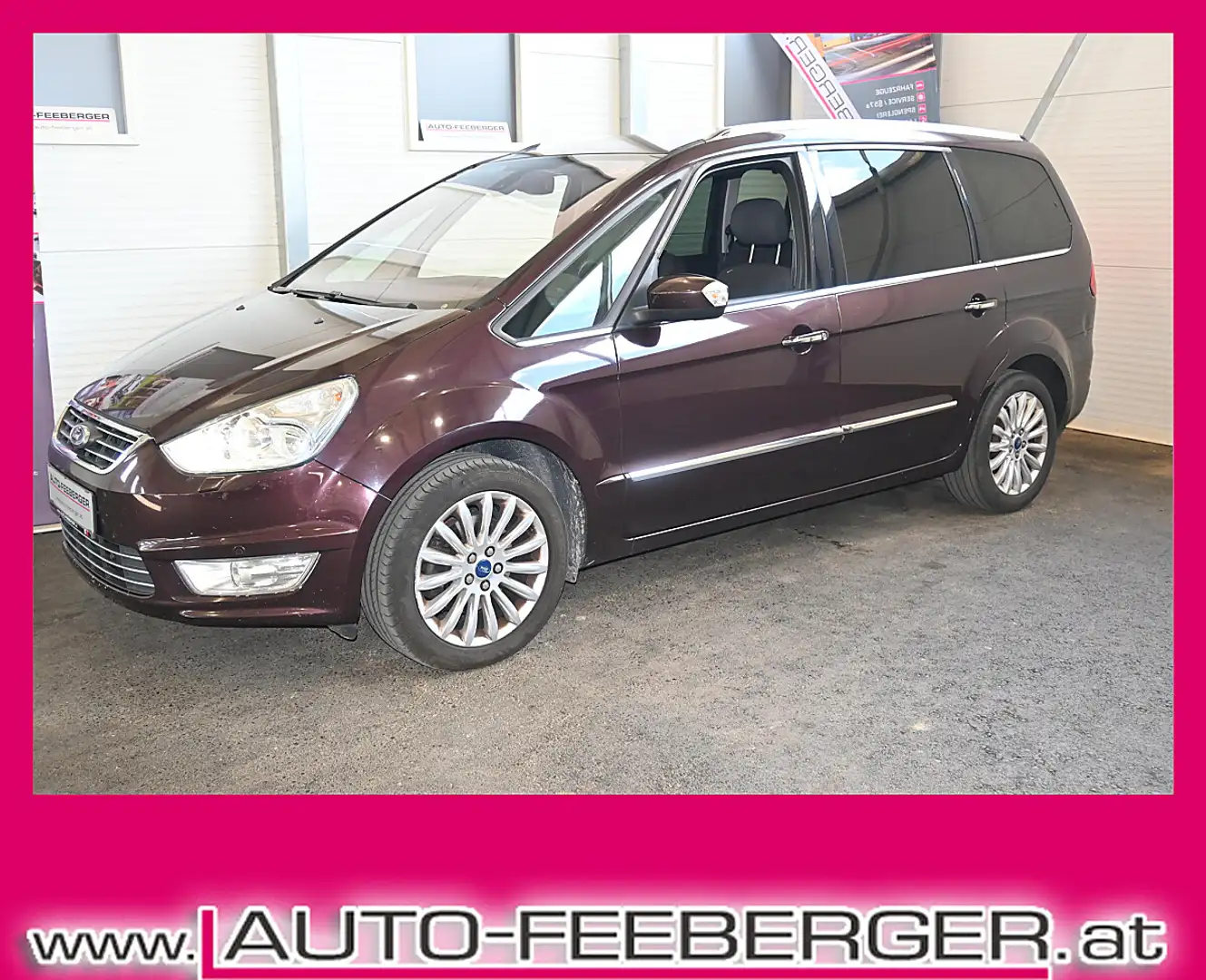 Ford Galaxy Titanium 2,0 TDCi DPF,7-Sitzer,BI-Xenon,AHV,PDC... Rot - 1