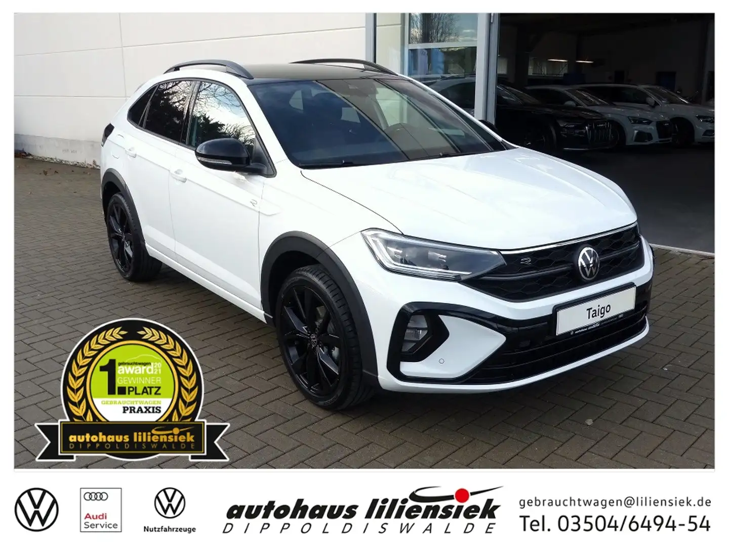 Volkswagen Taigo 1.5 TSI DSG R-Line *LED*ACC*Navi* Weiß - 1
