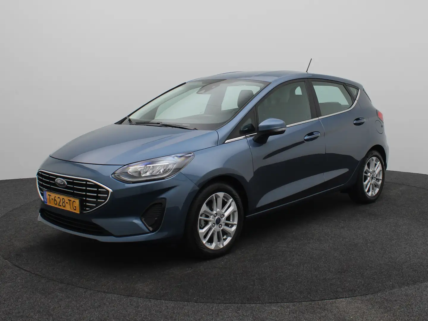 Ford Fiesta 1.0 EcoBoost Hybrid Titanium | Airco (automatisch) Blauw - 1
