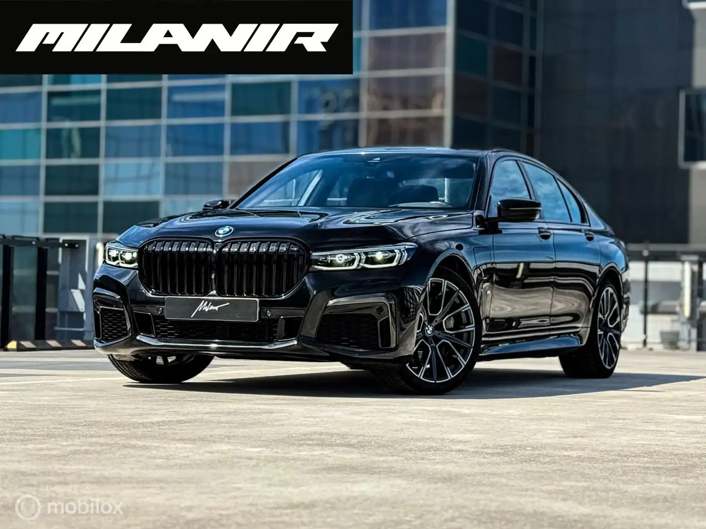 BMW 745 7-serie 745e M Sport |HUD |TV schermen |360 Nero - 1