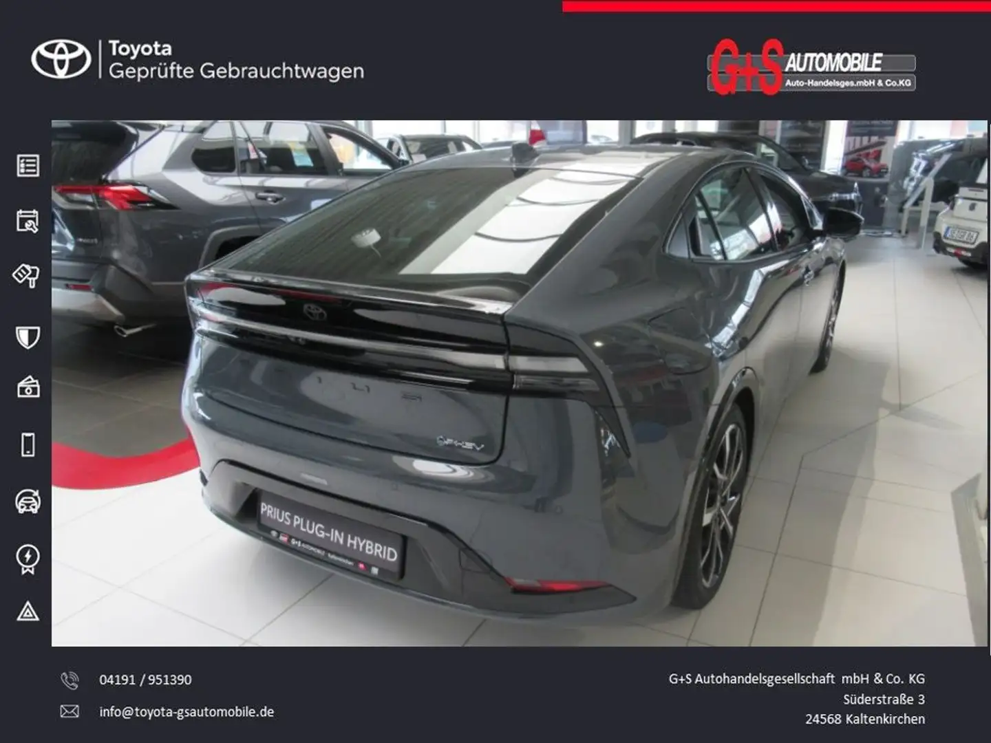 Toyota Prius Plug-in Hybrid Executive Gris - 2