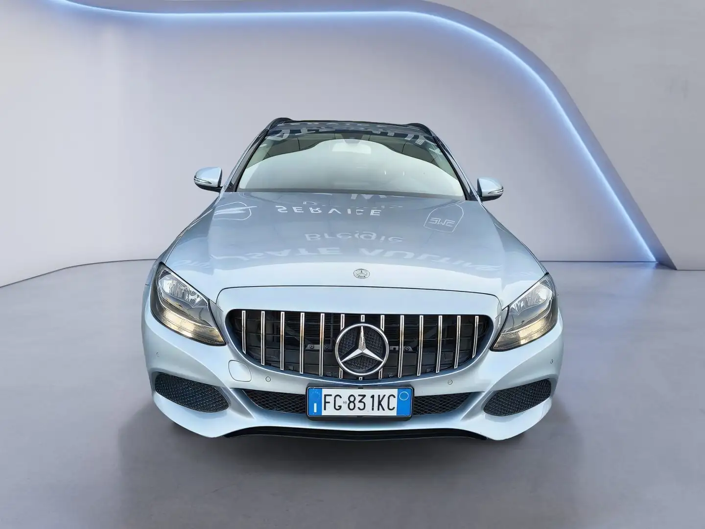 Mercedes-Benz C 200 200 d S.W. AT BlueTEC Business 136 CV Silber - 2